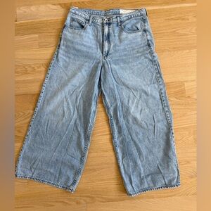 rag & bone Serena Crop Wide Leg Jeans